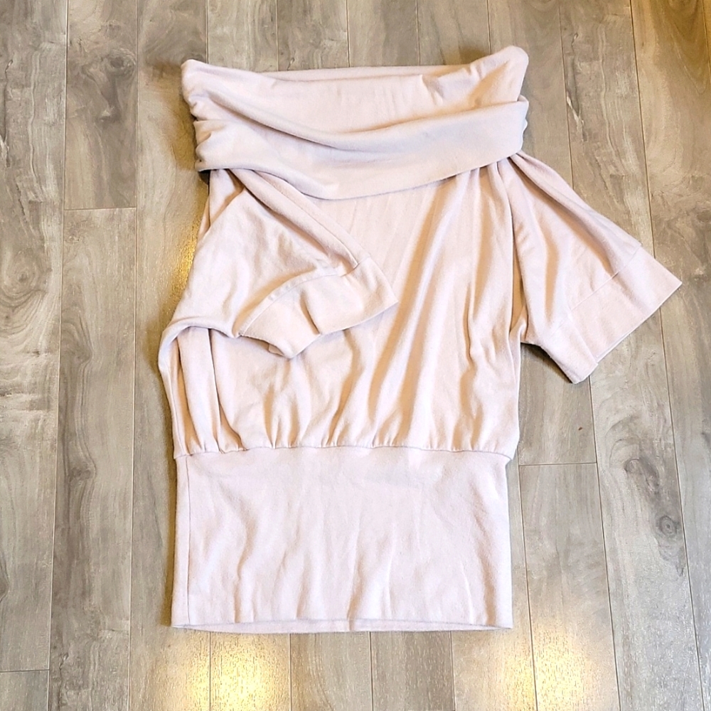 Off the shoulder oversized top